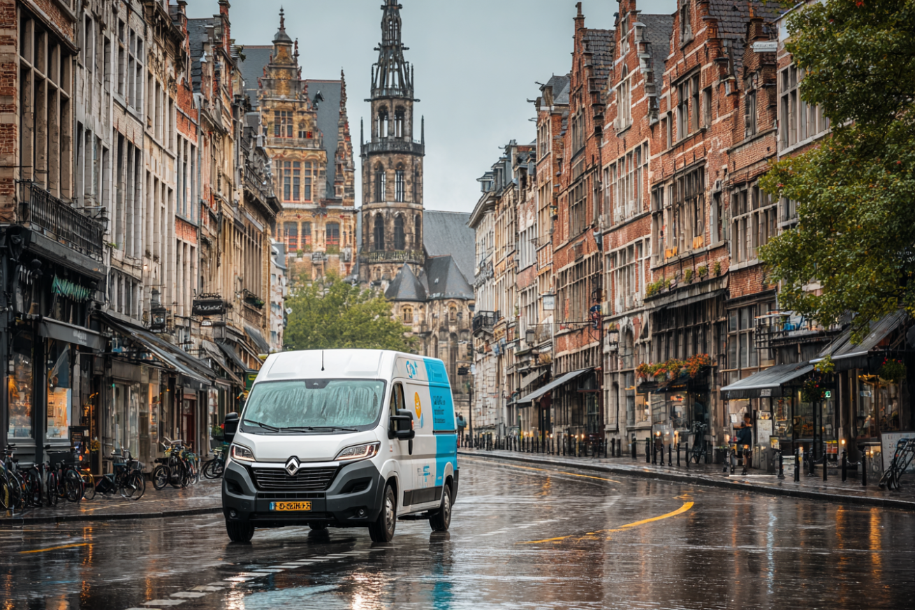 De Ruggengraat van de Stad: Hoe Bedrijfsvoertuigen de Belgische Steden Laten Werken